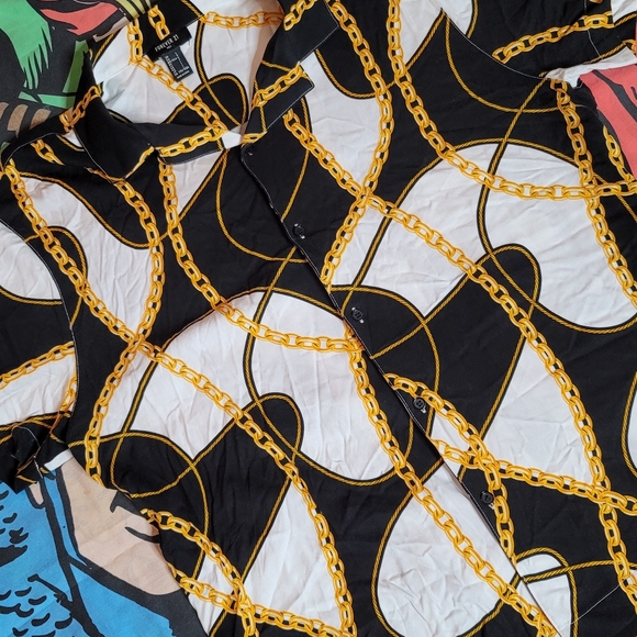 Forever 21 Button Shirt Large - Picture 2 of 5